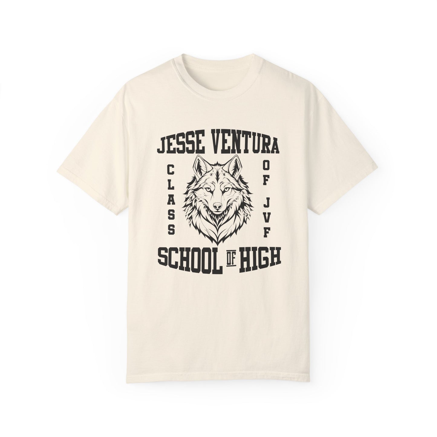 JVF SCHOOL OF HIGH Unisex Garment-Dyed T-shirt