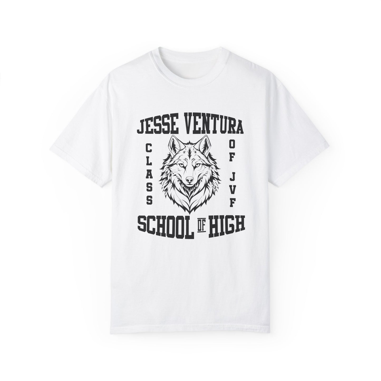 JVF SCHOOL OF HIGH Unisex Garment-Dyed T-shirt