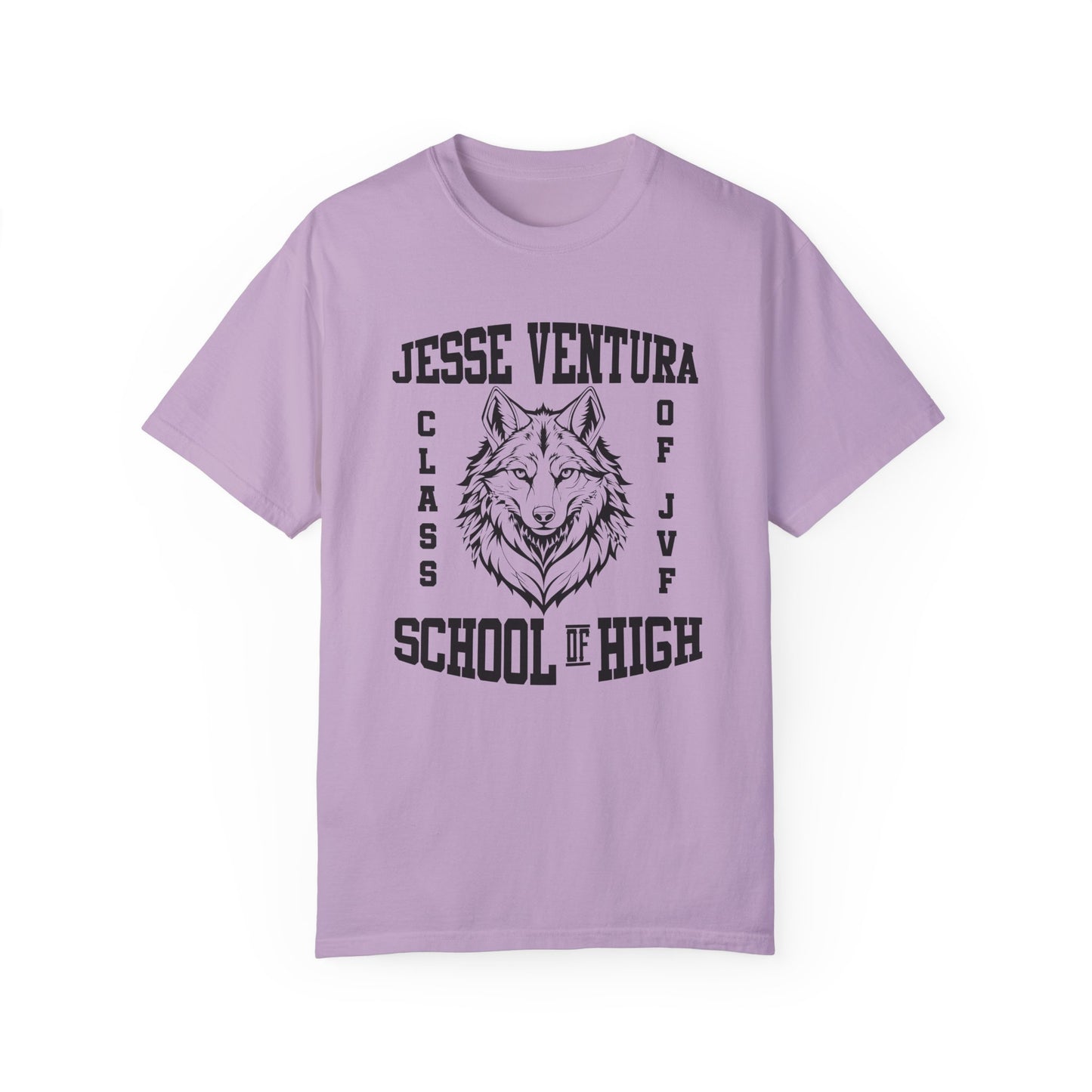 JVF SCHOOL OF HIGH Unisex Garment-Dyed T-shirt