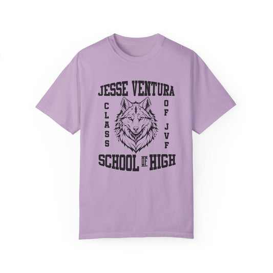 JVF SCHOOL OF HIGH Unisex Garment-Dyed T-shirt