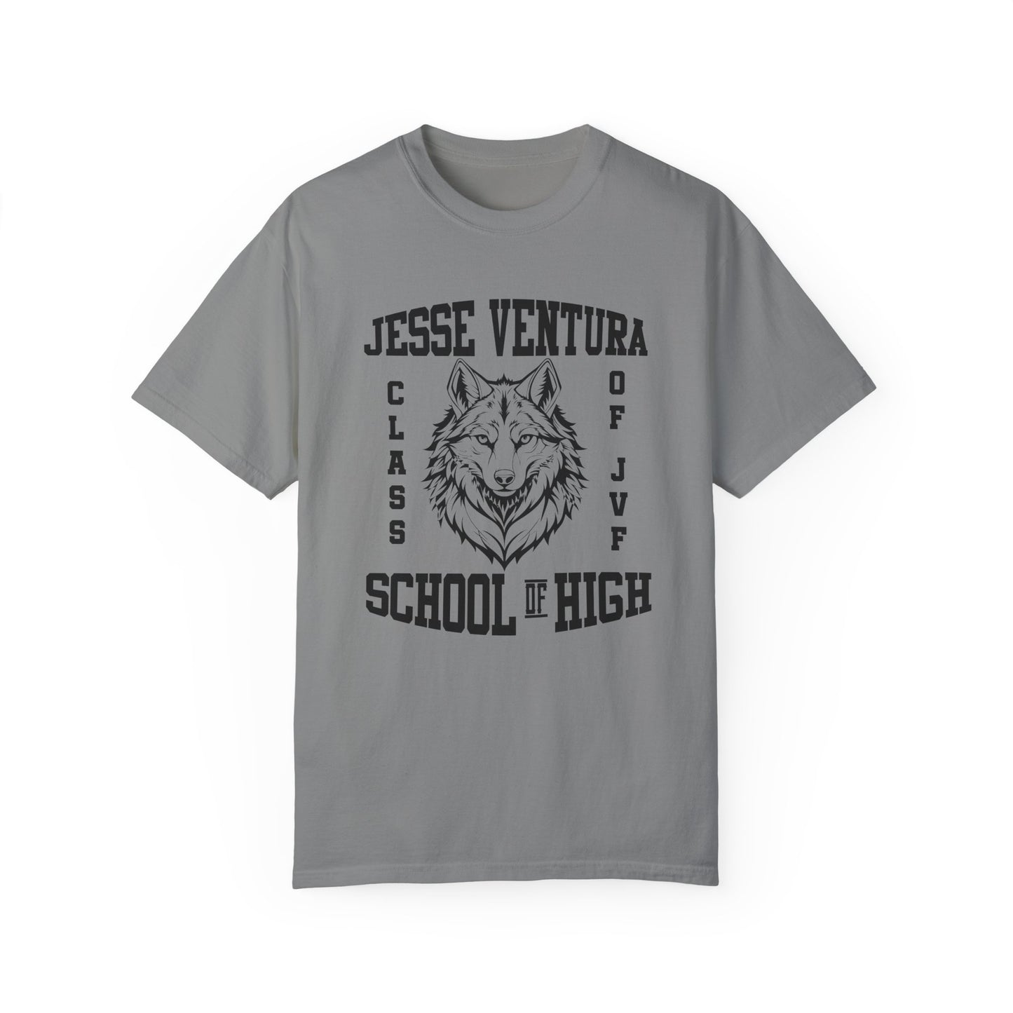 JVF SCHOOL OF HIGH Unisex Garment-Dyed T-shirt